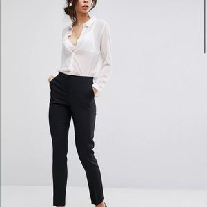 ASOS Tall Black Ankle Pants